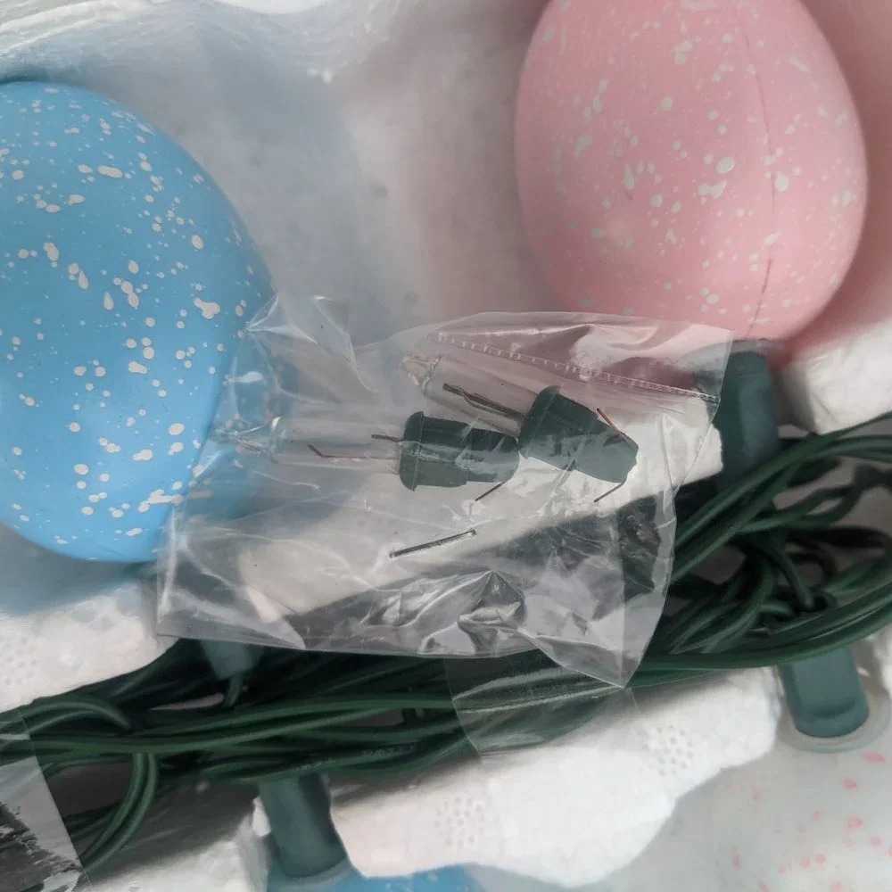 Novelty Easter Egg Lights Vintage